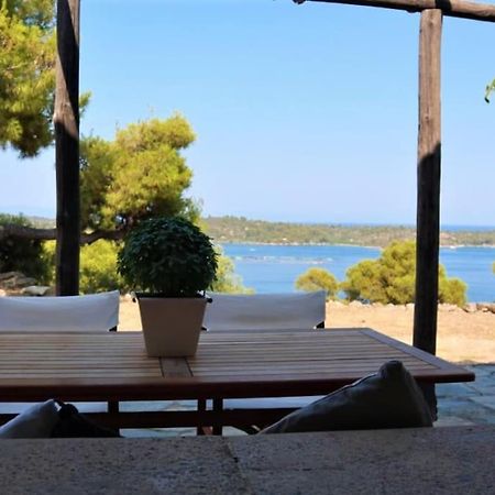 Wood & Stone Dream View House B Villa Diaporos Luaran gambar