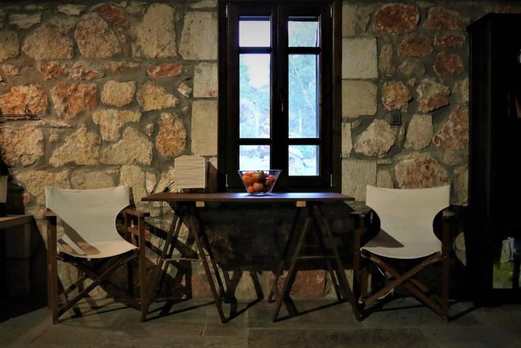 Wood & Stone Dream View House B Villa Diaporos Luaran gambar