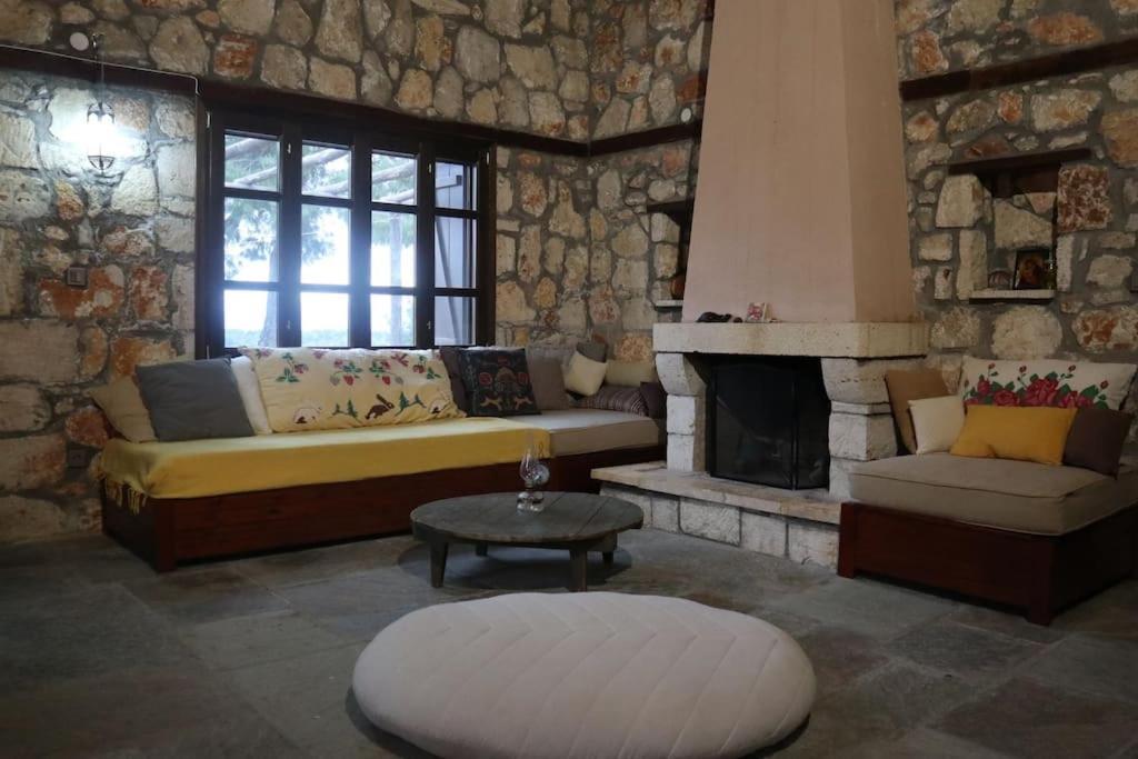 Wood & Stone Dream View House B Villa Diaporos Luaran gambar