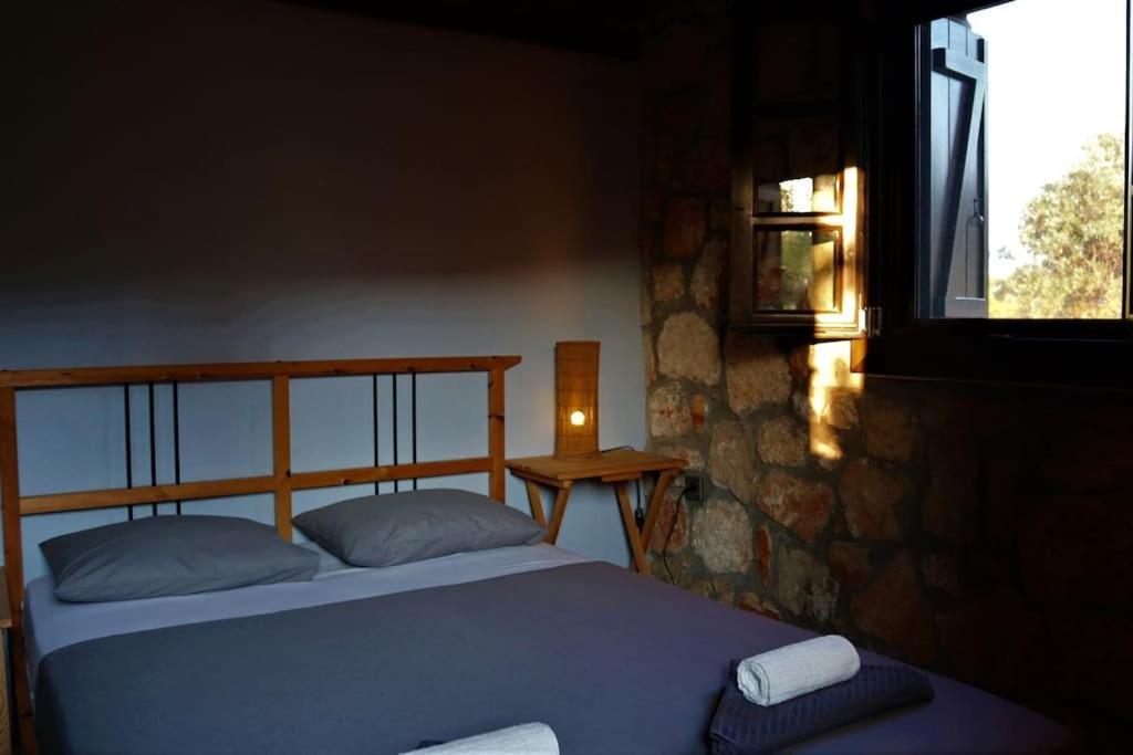 Wood & Stone Dream View House B Villa Diaporos Luaran gambar