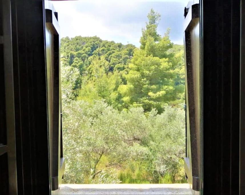 Wood & Stone Dream View House B Villa Diaporos Luaran gambar