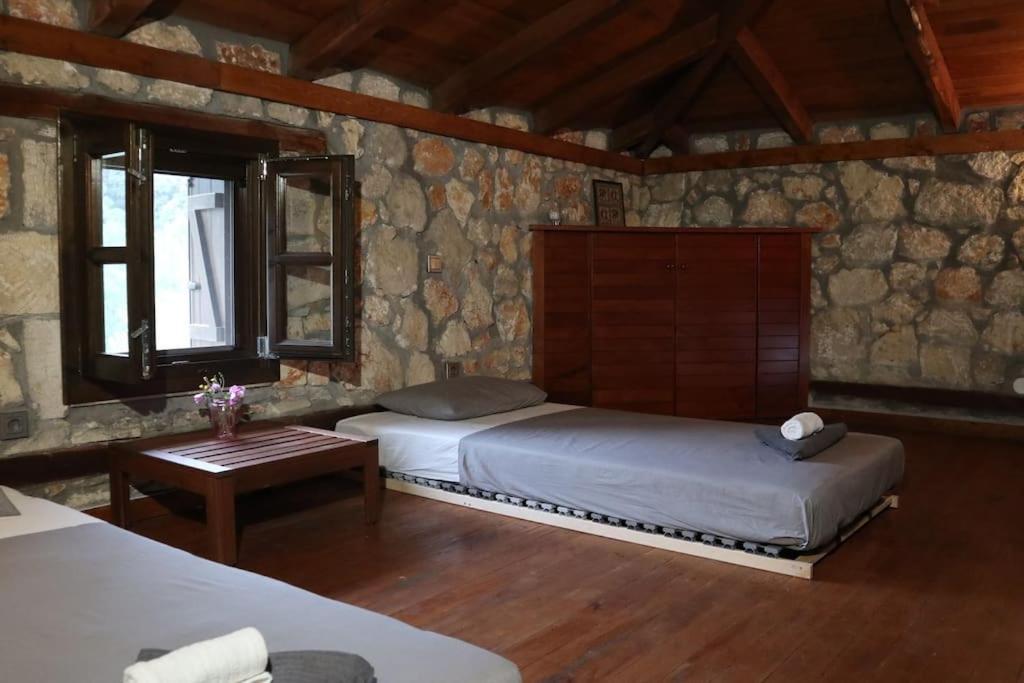 Wood & Stone Dream View House B Villa Diaporos Luaran gambar