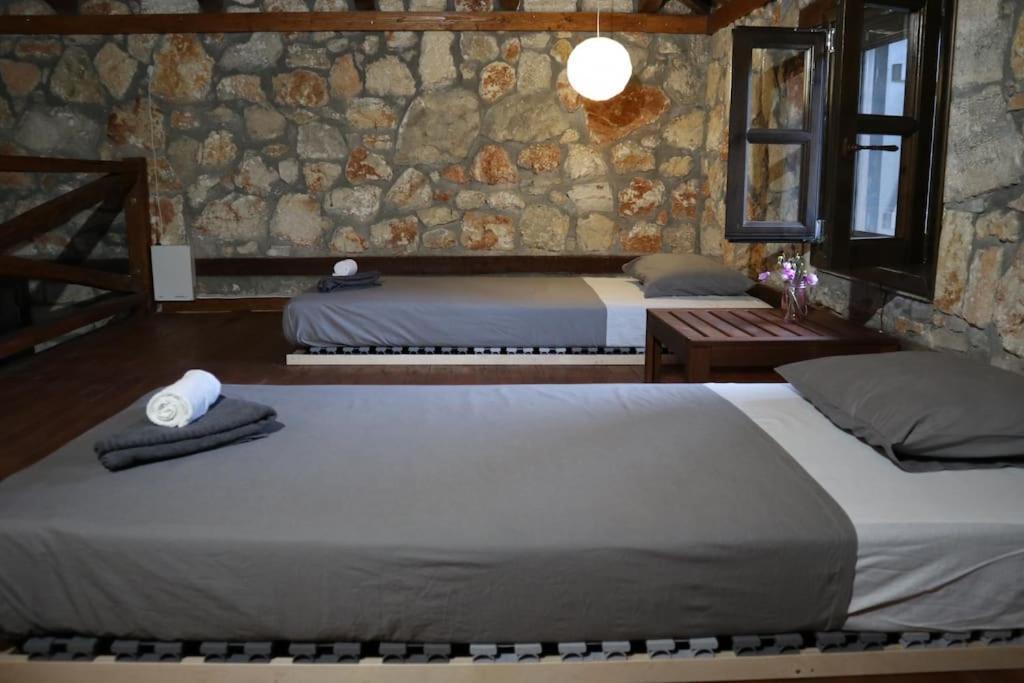 Wood & Stone Dream View House B Villa Diaporos Luaran gambar